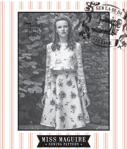 Sew La Di Da Vintage Paper Sewing Pattern Miss Maguire Jacket, Top & Skirt