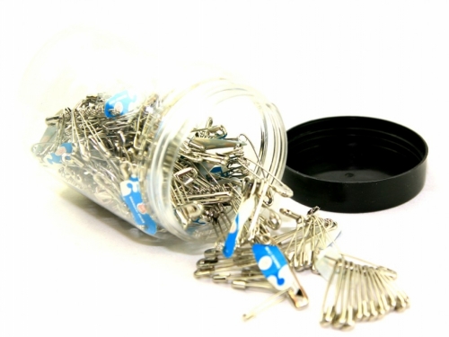 Safety Pins Silver