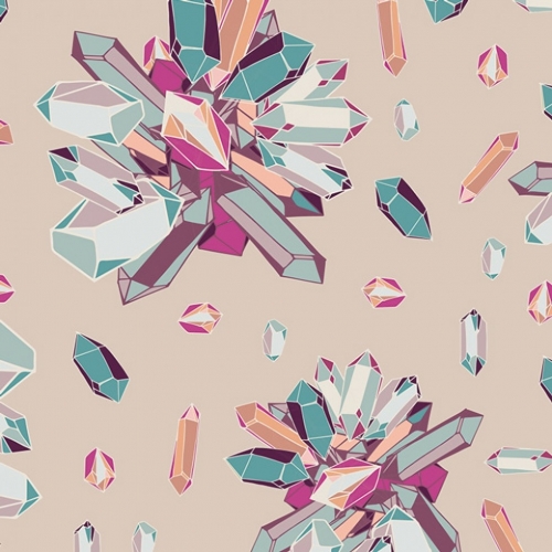 Art Gallery Fabrics Soulful 100% Cotton Poplin Fabric Crystal Awakening