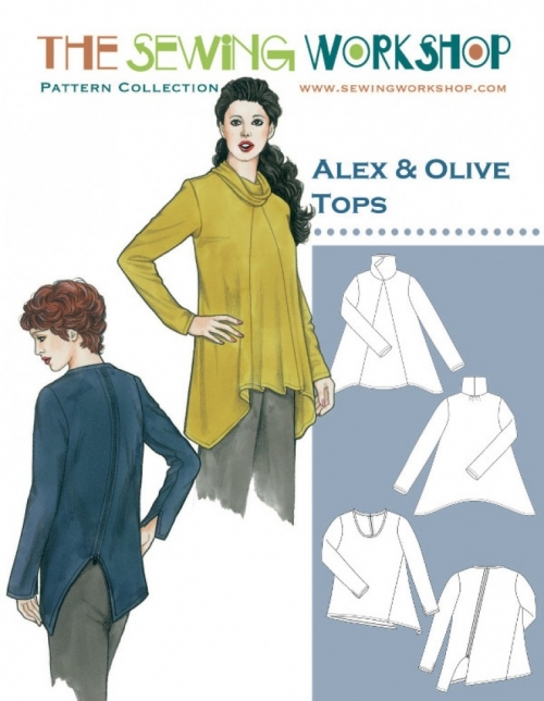 The Sewing Workshop Paper Sewing Pattern Alex & Olive Tops