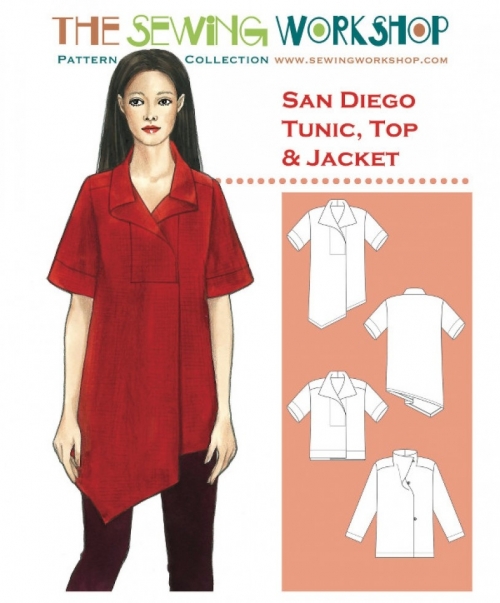 The Sewing Workshop Paper Sewing Pattern San Diego Tunic & Jacket