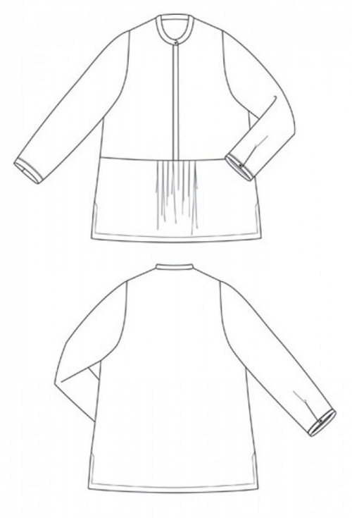 The Sewing Workshop Paper Sewing Pattern Berwick St Tunic