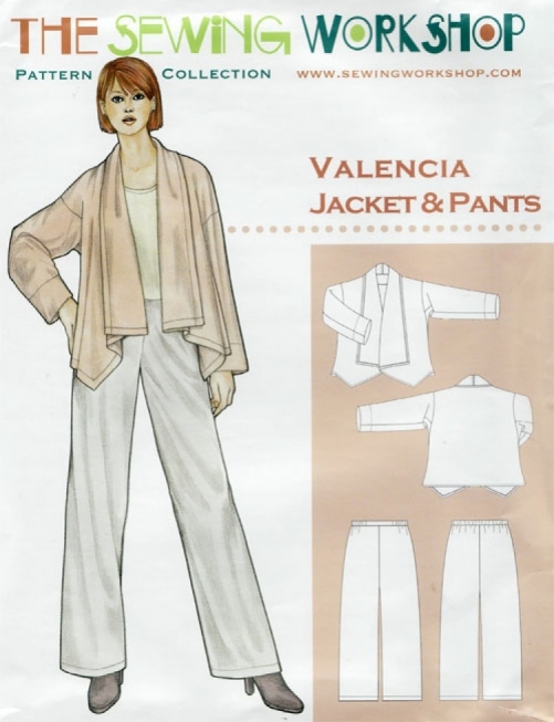 The Sewing Workshop Paper Sewing Pattern Valencia Jacket & Trousers