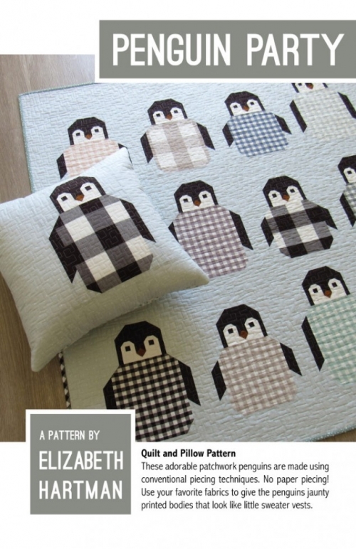 Elizabeth Hartman Quilting Pattern Penguin Party
