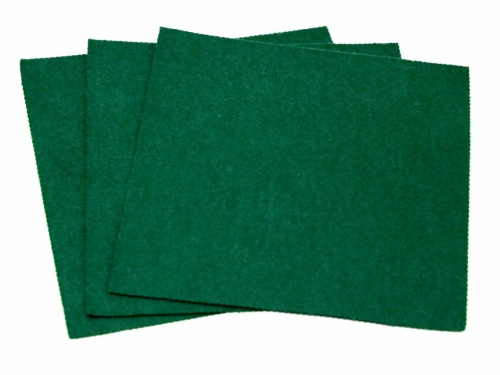 Minerva Core Range 18inch Acrylic Felt Fabric Sheets Holly Green
