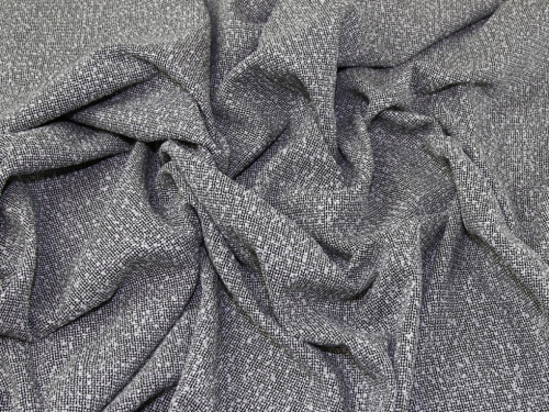 Lady McElroy Tweed Suiting Fabric Grey
