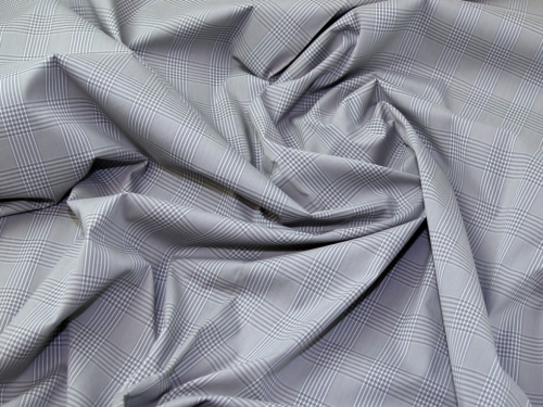 Lady McElroy Cotton Shirting Fabric Grey