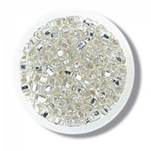 Trimits Glass Rocaille Beads (Value Pack of 5) Silver