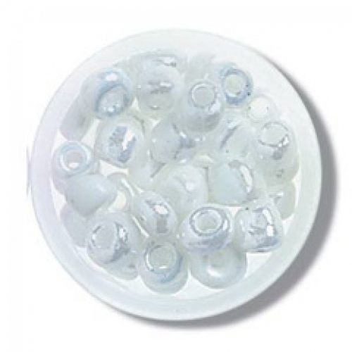 Trimits Glass E Beads (Value Pack of 5) Pearl