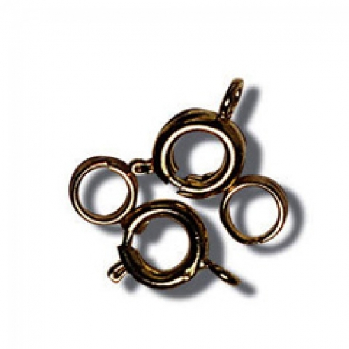 Trimits Bolt Spring Ring Findings (Value Pack of 5) Antique