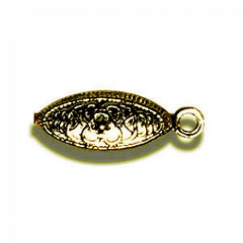Trimits Flat Clasp Findings (Value Pack of 5) Antique