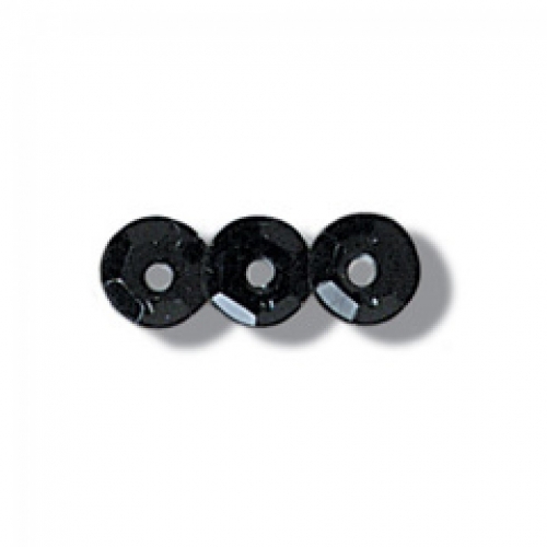 Trimits Round Cup Sequins (Value Pack of 5) Black