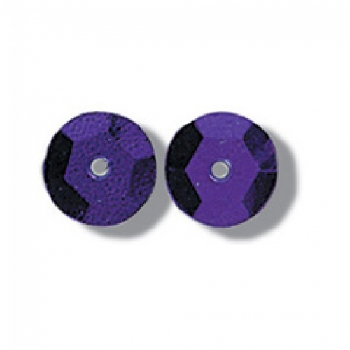 Trimits Round Cup Sequins (Value Pack of 5) Purple