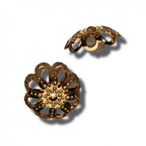 Trimits Filigree Cap Findings (Value Pack of 5) Antique