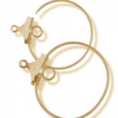 Trimits Earring Hoop Findings (Value Pack of 5) Gold