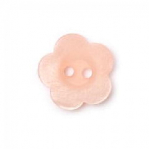 Crendon Chalky Flower Buttons (Value Pack) Peach