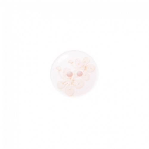 Crendon Round Floral Buttons (Value Pack) Cream