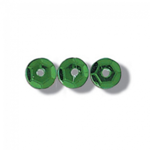 Trimits Round Cup Sequins Bulk Pack (Value Pack of 3) Green