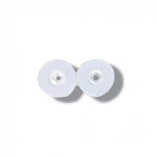 Trimits Round Flat Sequins Bulk Pack (Value Pack of 3) White Iris