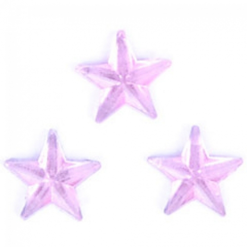 Trimits Star Stick On Diamantes Pink