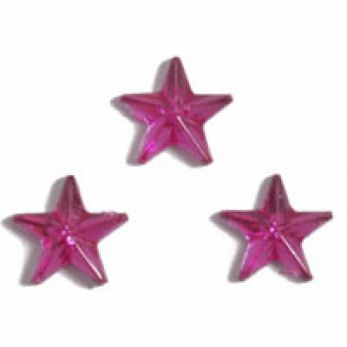 Trimits Star Stick On Diamantes Cerise