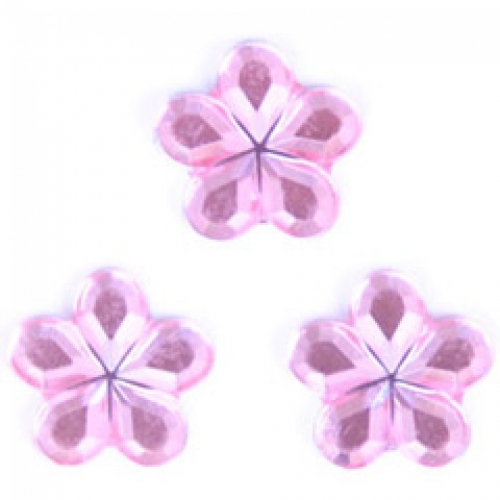 Trimits Flower Stick On Diamantes Pink