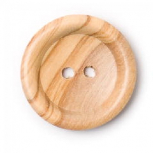 Crendon Natural Wood Buttons (Value Pack) Beige