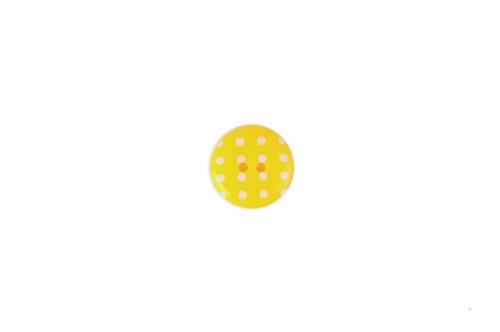Crendon Round Spotty Buttons (Value Pack) Yellow