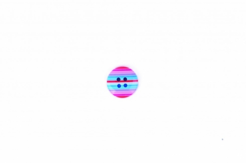 Crendon Round Stripy Buttons Pink Multi
