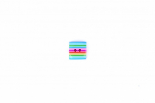 Crendon Square Stripy Buttons Blue Multi