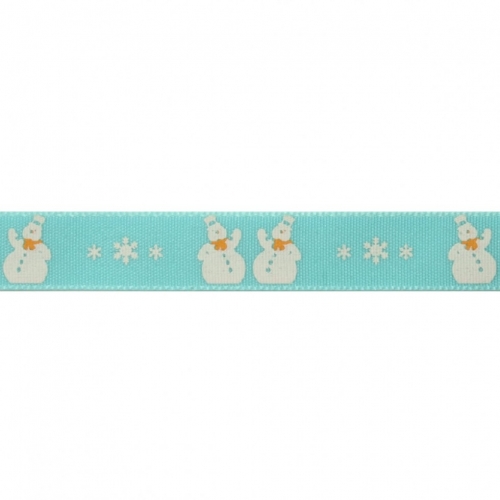 Berisfords Snowman Ribbon Duck Egg