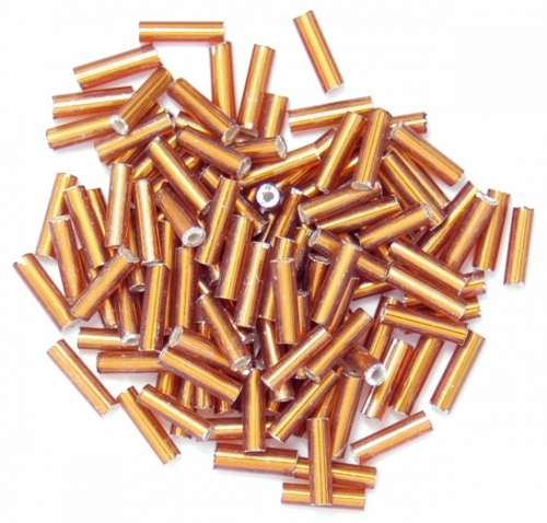 Craft Factory Glass Bugle Beads Bronze