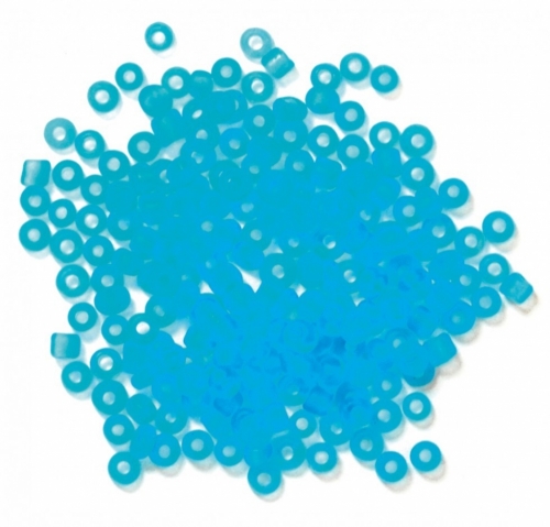 Craft Factory Frosted Rocailles Beads Blue