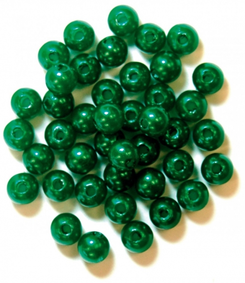 Craft Factory Round Pearl Beads Green