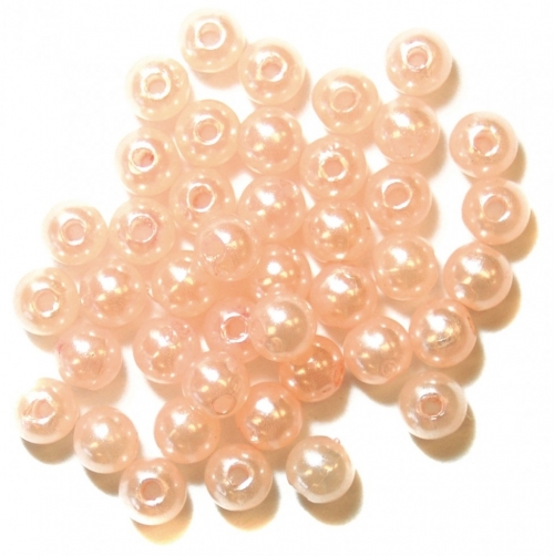 Craft Factory Round Pearl Beads Pink