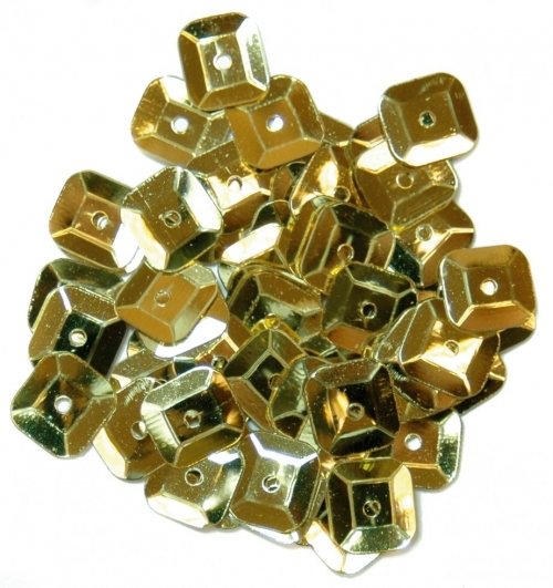 Craft Factory Square Cup Sequins Gold