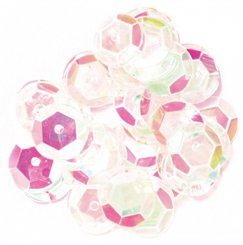 Craft Factory Round Cup Sequins Transparent