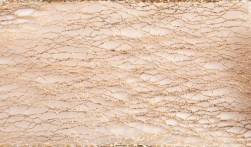 Cobweb Lace Ribbon Gold