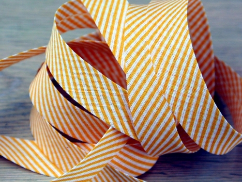 Essential Trimmings Stripe Bias Binding Tape Yellow
