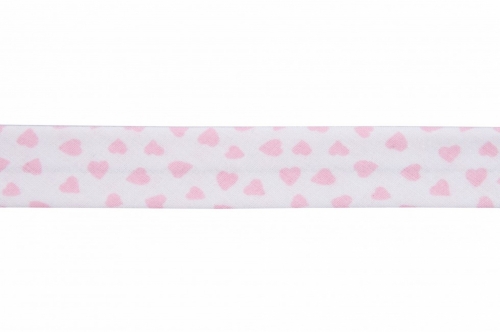 Essential Trimmings Printed Bias Binding Tape (Value Roll) Pale Pink