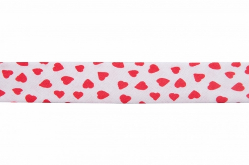 Essential Trimmings Printed Bias Binding Tape (Value Roll) Red