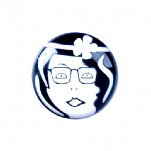 Trimits Art Deco Face Buttons Black & White