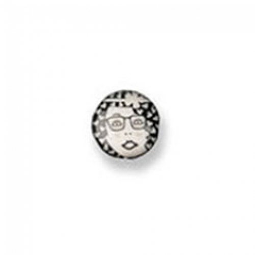 Trimits Art Deco Face Buttons Black & White
