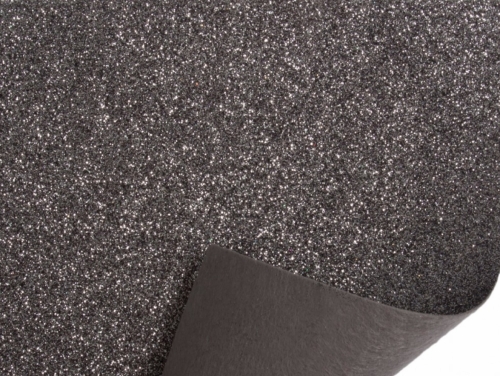Minerva Core Range Glitter Felt Fabric Sheets (Value Pack) Pewter