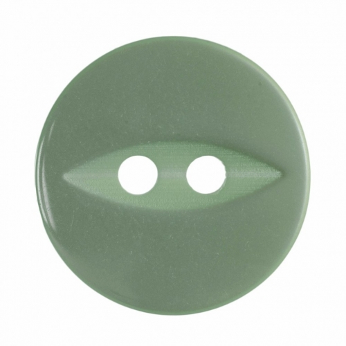 Hemline Round Fish Eye Buttons Lime Green