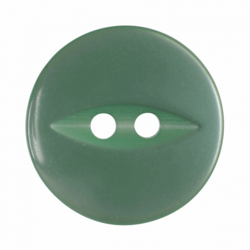 Hemline Round Fish Eye Buttons Turquoise