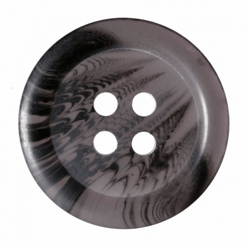 Hemline Tortoise Shell Buttons Brown