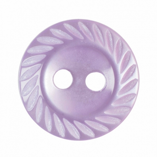 Hemline Round Shirt Buttons Lilac