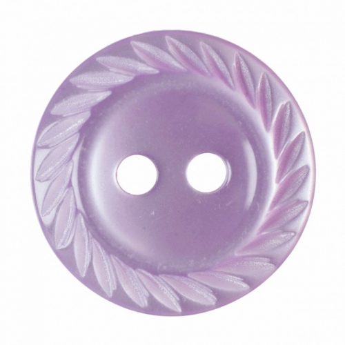 Hemline Round Shirt Buttons Lilac