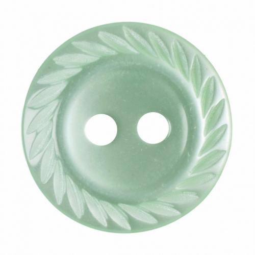 Hemline Round Shirt Buttons Lime Green